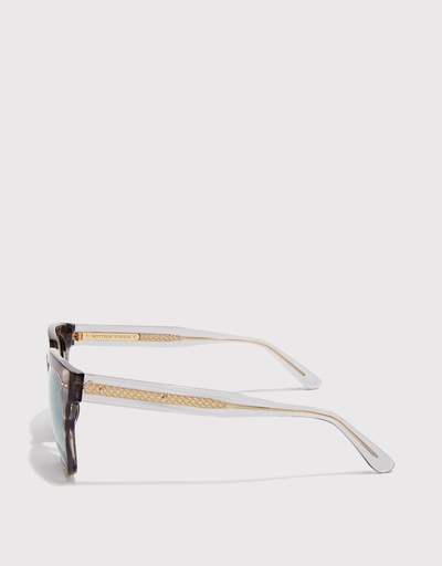 琥珀紋方框太陽眼鏡