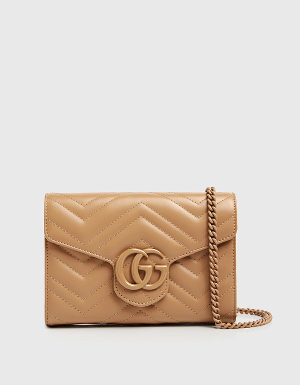 Gucci GG Marmont Mini Matelassé Leather Crossbody Bag