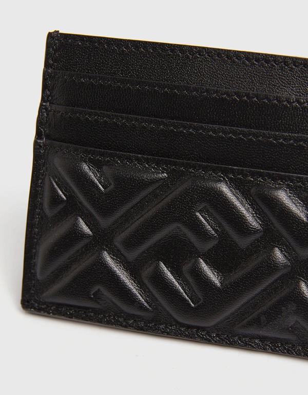 Fendi Baguette Nappa Leather Card Holder