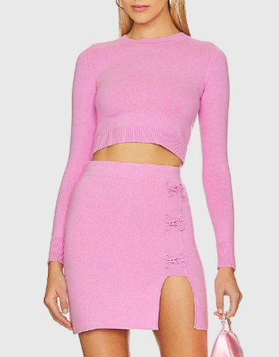 Peachskin Mini Skirt