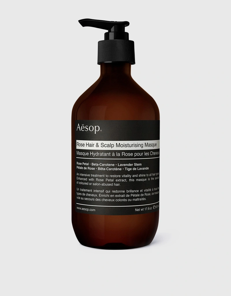 新品 イソップ ローズヘア&スカルプ モイスチャーマスク 500ml ヘアー スカルプ モイスチャー マスク | ヘアケア | Aesop 日本