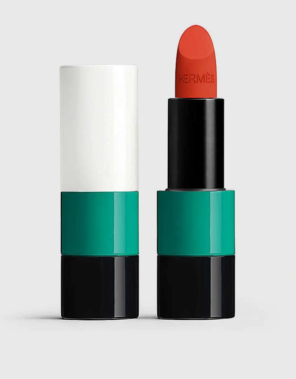 Hermès Beauty Rouge Hermès Matte Lipstick-71 Orange Brule