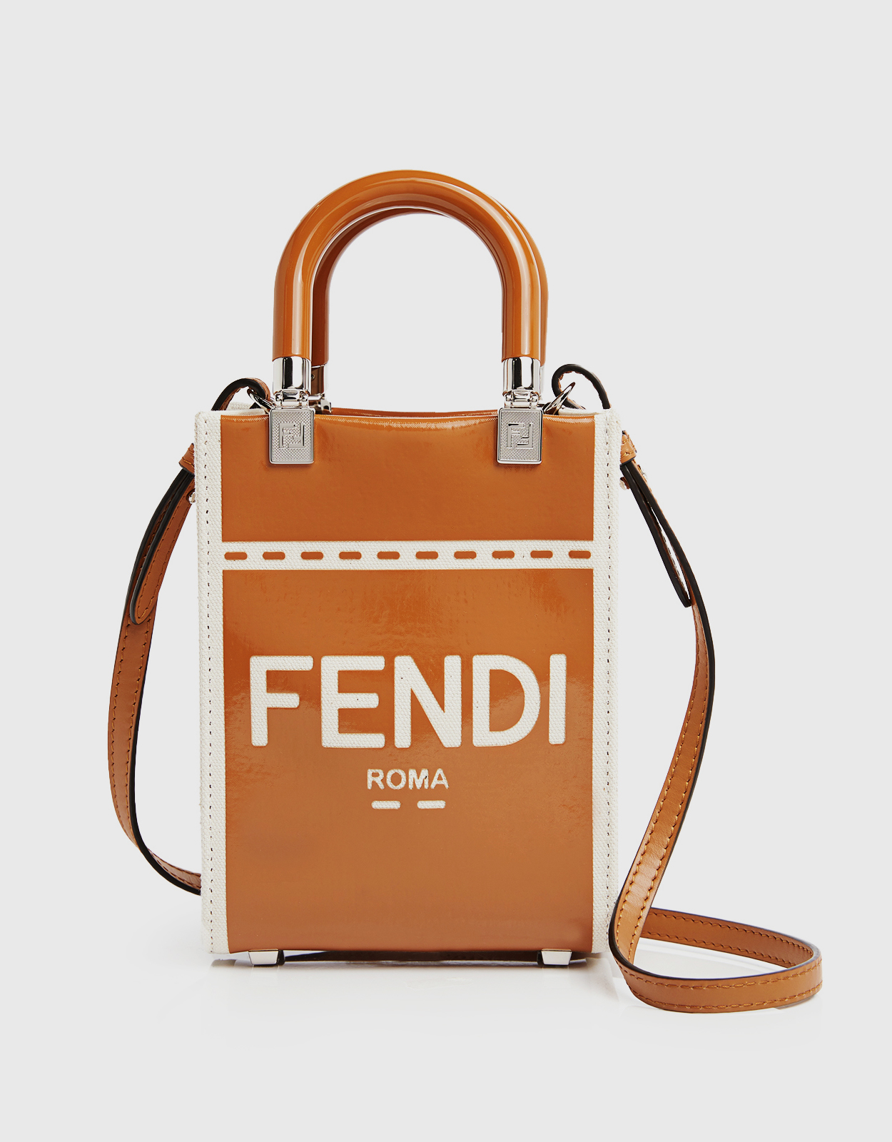 Fendi 'sunshine Small' Shoulder Bag in White