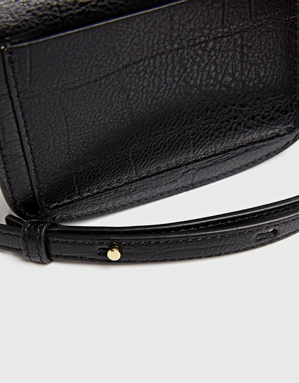 Jil Sander Mini Leather Crossbody Bag