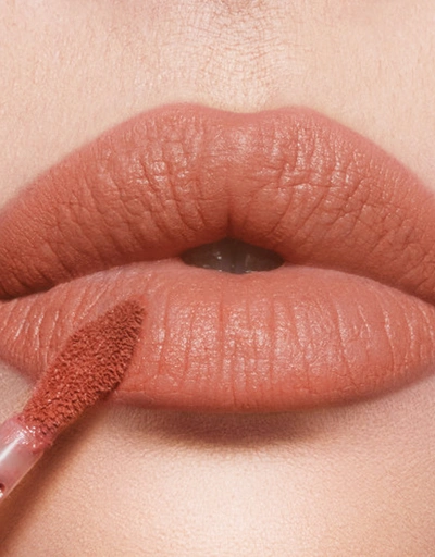 Airbrush Flawless Lip Blur Matte Liquid Lipstick Lip Stain-Nude Blur