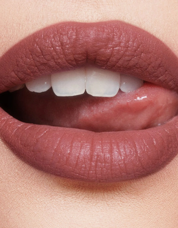 Charlotte Tilbury Airbrush Flawless Lip Blur Matte Liquid Lipstick Lip Stain-Pillow Talk Medium Blur