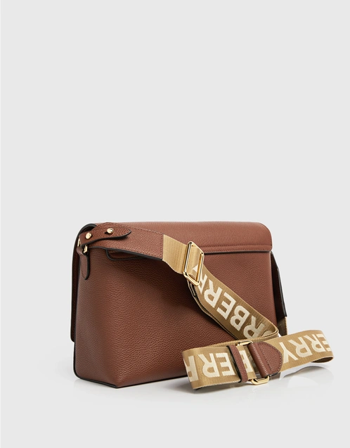 Note Vintage Check Leather Crossbody Bag
