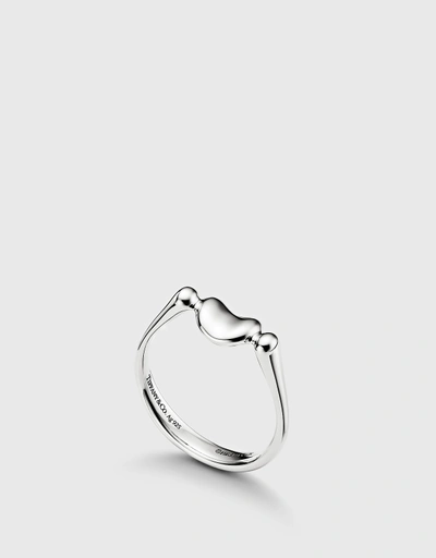 Elsa Peretti Mini Sterling Silver Bean Design Ring