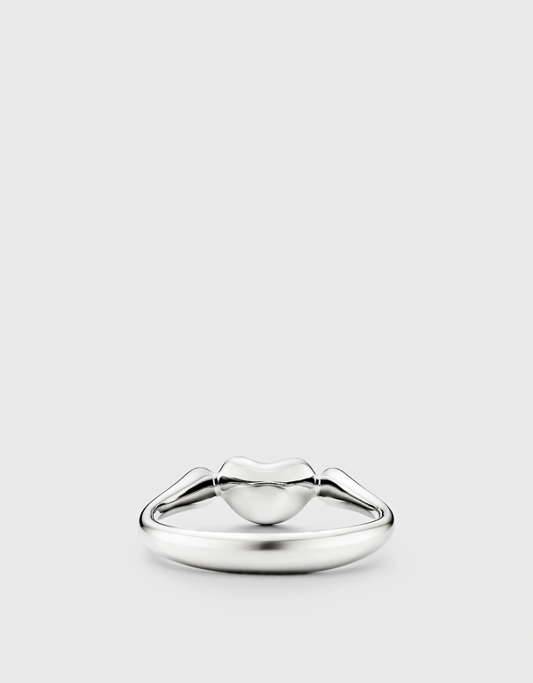 Tiffany & Co. Elsa Peretti Mini Sterling Silver Bean Design Ring
