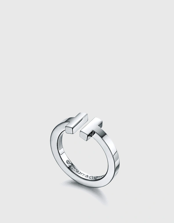 Tiffany & Co. Tiffany T Square Sterling Silver Ring