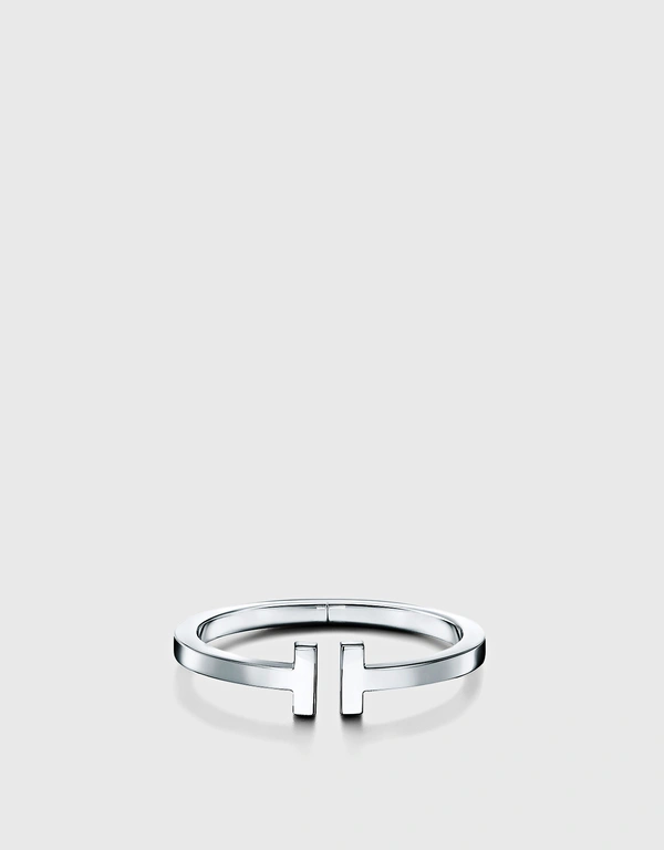 Tiffany & Co. Tiffany T Sterling Silver Square Bracelet