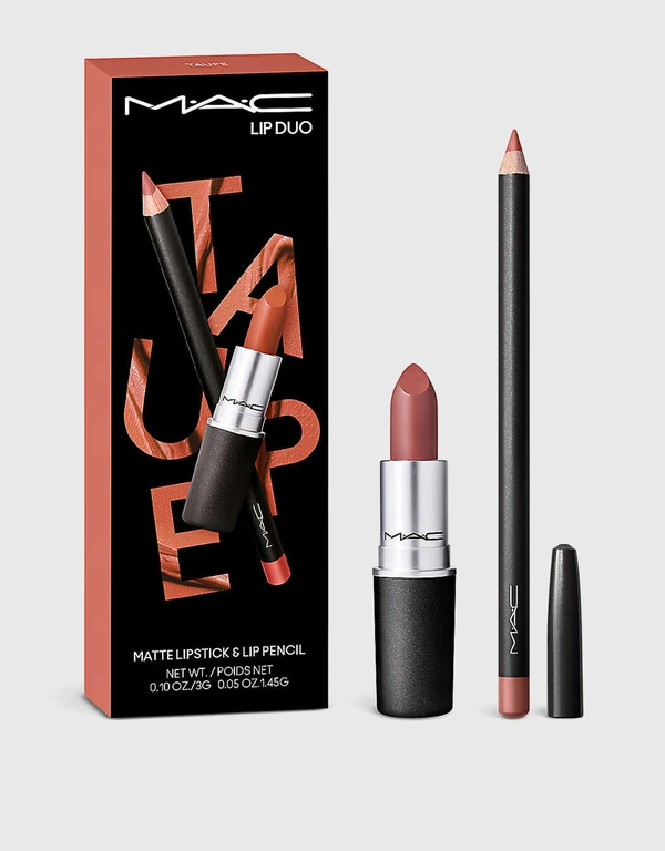MAC Cosmetics Lip Duo 兩件唇彩彩妝組-Taupe