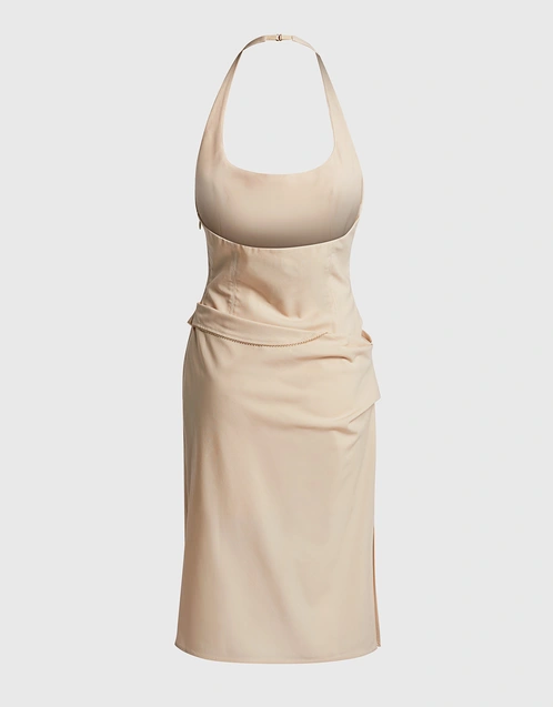 Hielo Draped Mini Dress