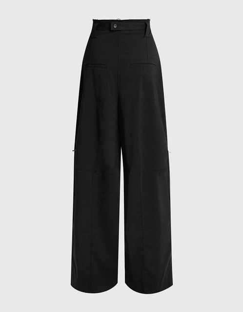 Le Pantalon Santon Wool-blend Extra High-rised Wide-leg Pants