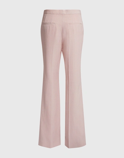 Mid-rised Flared Tailored Pants