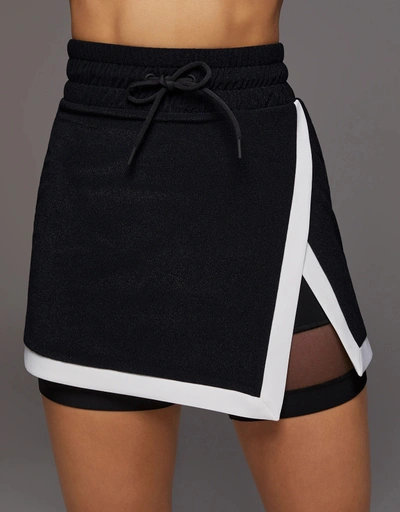 Sabato Mini Skirt-Black/ White