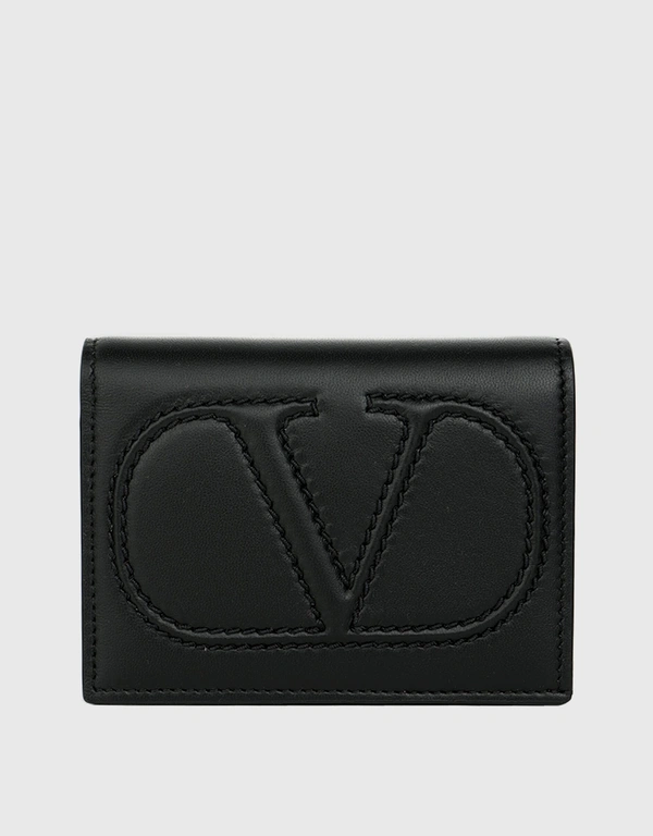 Valentino Valentino Flap French Wallet-Black