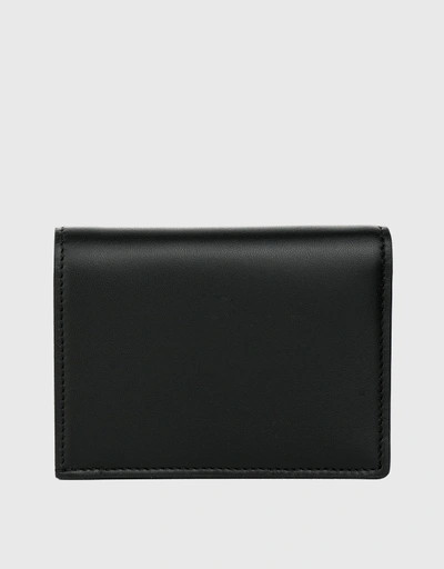 Valentino Flap French Wallet-Black