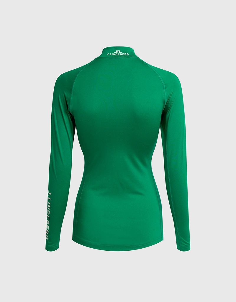 J.Lindeberg Asa Compression Mock Neck Golf Top (Tops) IFCHIC.COM