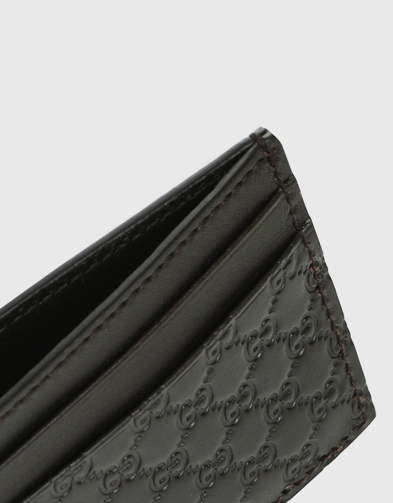 Gucci - GG Embossed Cardholder - Men - Calf Leather - One Size - Black