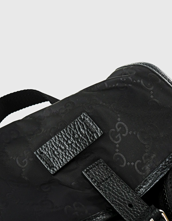 Gucci GG Nylon Rucksack Backpack-Black