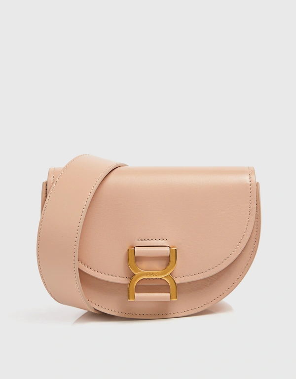 Chloé Marcie Mini Calfskin Flap Crossbody Bag