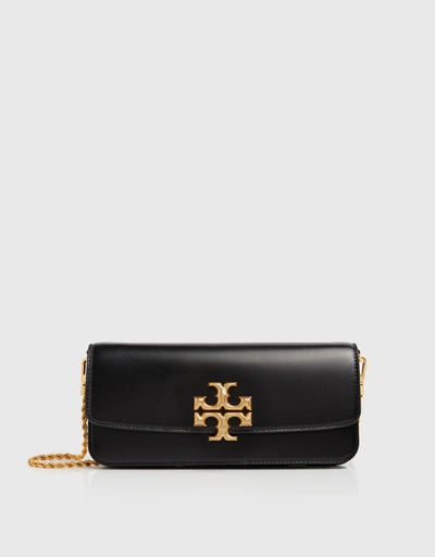 Eleanor Calf Leather Clutch Chain Crossbody Bag
