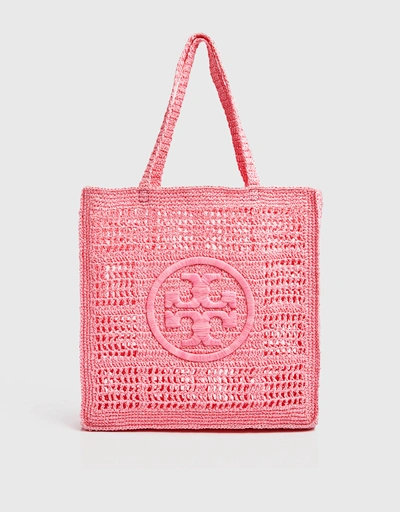 Ella Logo-embroidered Crochet Tote Bag