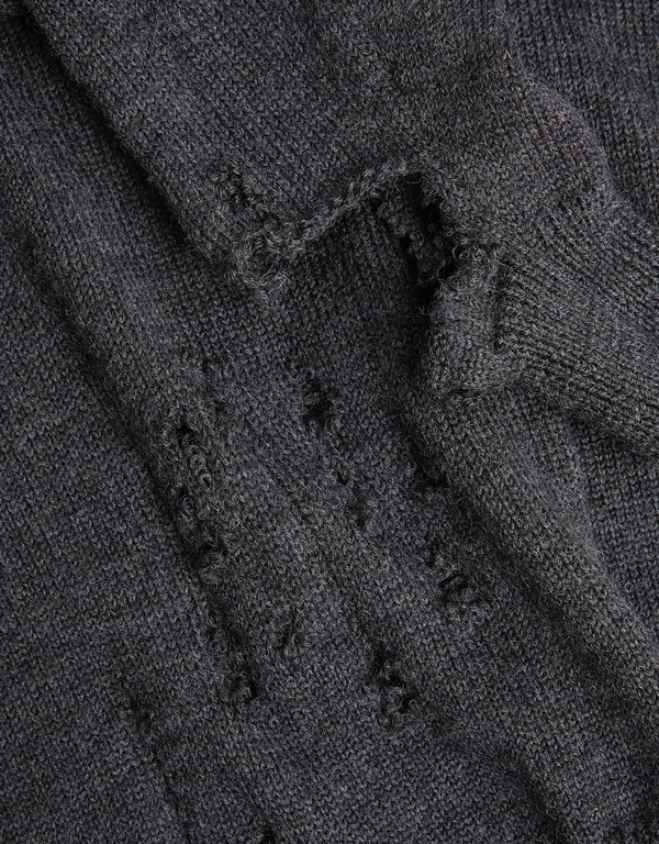 Balenciaga Wool V-Neck Sweater