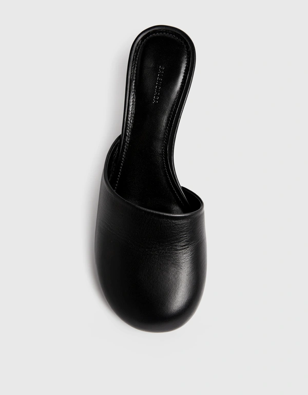 Balenciaga 皮革低跟穆勒鞋