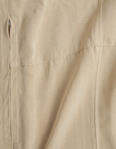 Le Pantalon Santon 羊毛混紡高高腰寬管褲