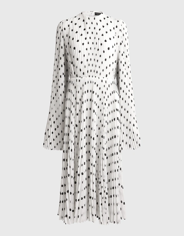 Balenciaga Pleated Maxi Dress
