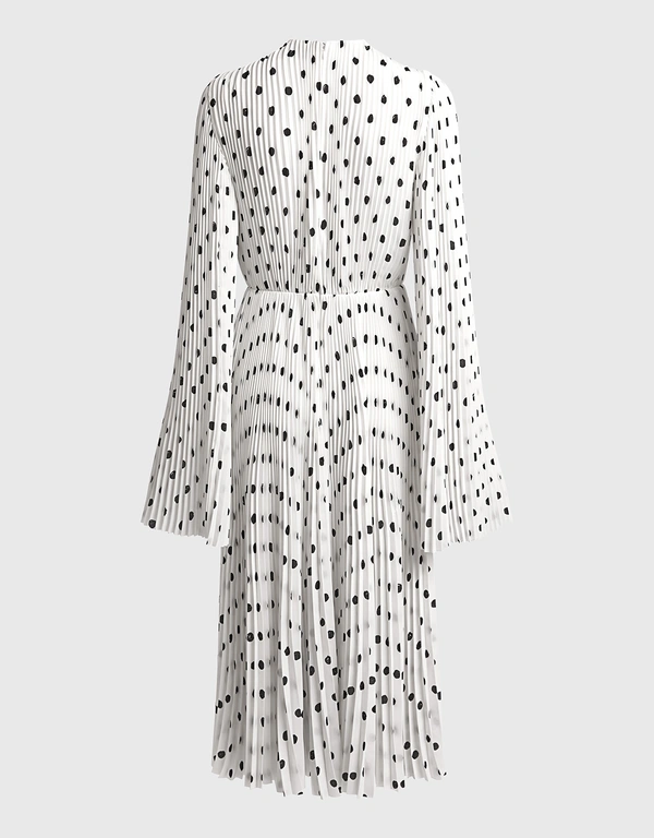 Balenciaga Pleated Maxi Dress