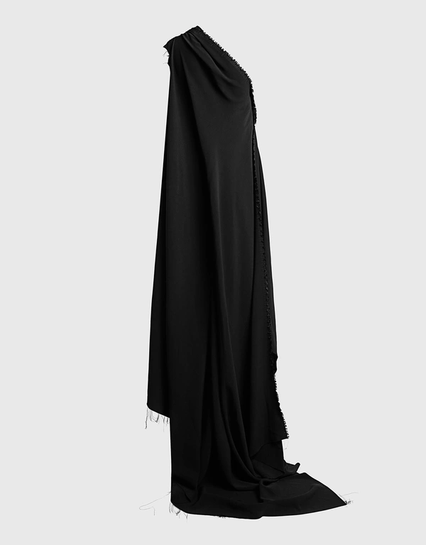 Balenciaga One-shoulder Maxi Dress