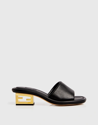 Baguette Low-heeled Slides