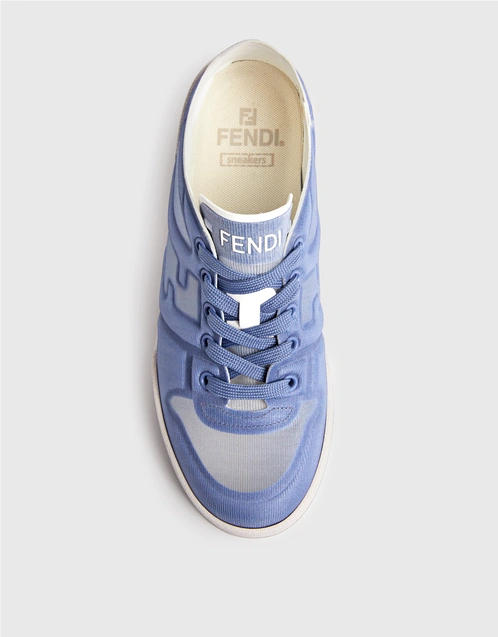 Men's Luxury Sneakers - Fendi Brown Technical Mesh Sneakers
