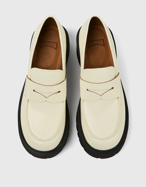 Milah Calfskin Mid-heeled Loafers