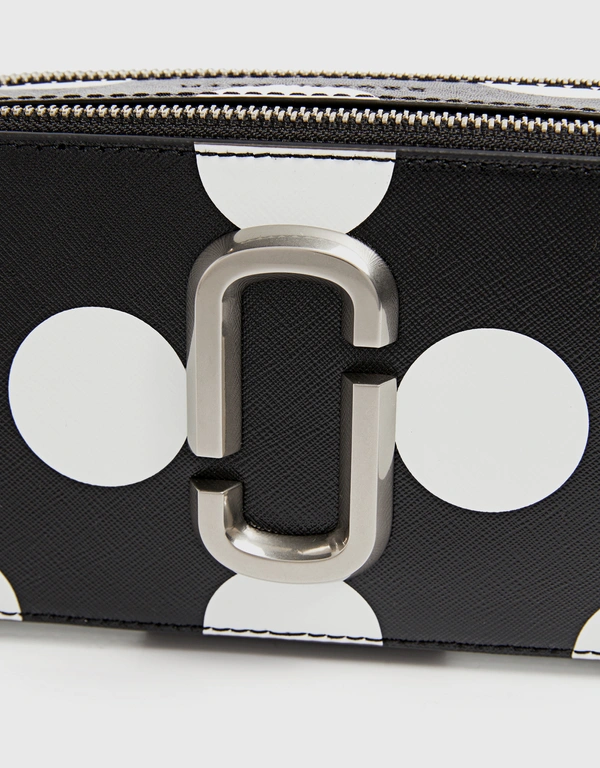 The Snapshot Saffiano Leather Polka Dots Camera Bag