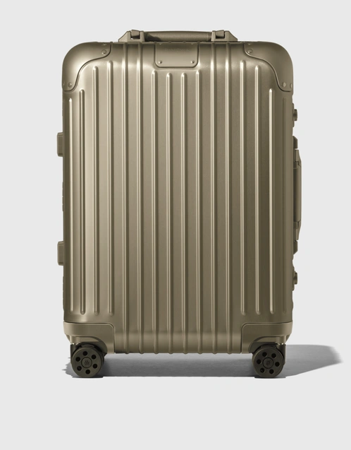 Rimowa Rimowa Original Cabin 21 Luggage-Titanium (Luggage,16-22 Cabin)