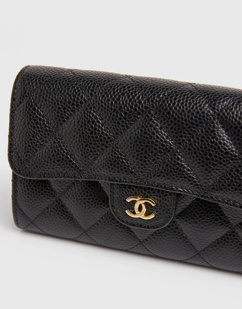 chanel timeless wallet on