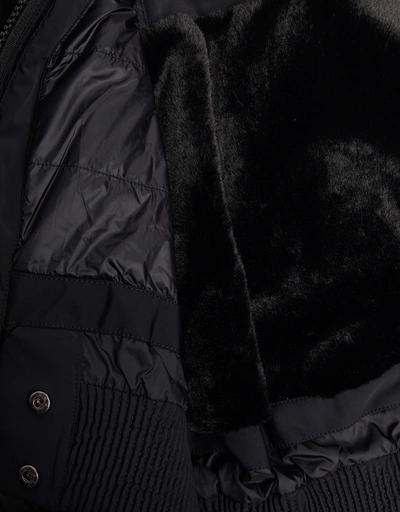Gardena V Faux Fur-trimmed Hooded Quilted Down Ski Jacket