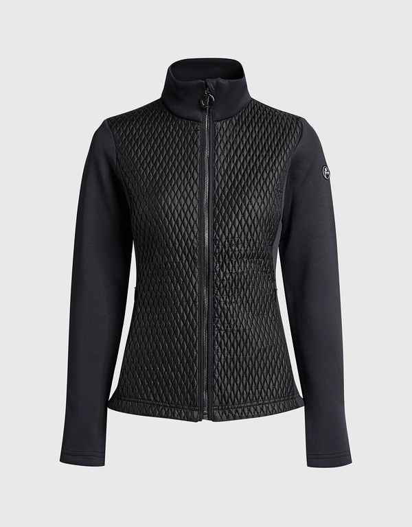 Fusalp Myrtille II Quilted Satin Stretch-jersey Jacket