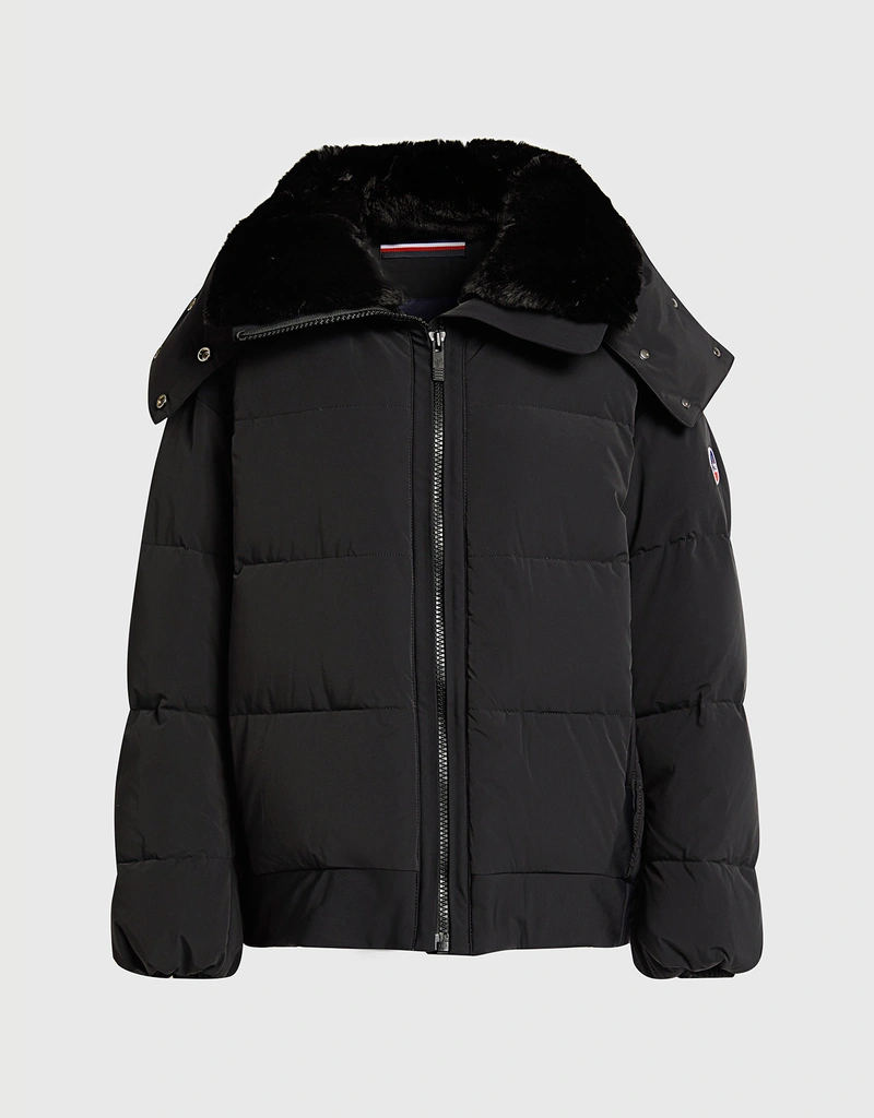 Fusalp Dolores faux fur-trimmed hooded quilted down ski jacket