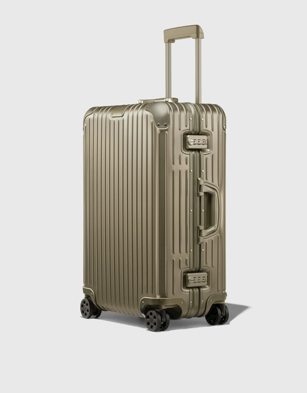 Rimowa Original Check-In M 26" Luggage-Titanium