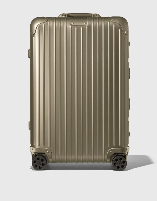 Rimowa Original Check-In M 26" Luggage-Titanium