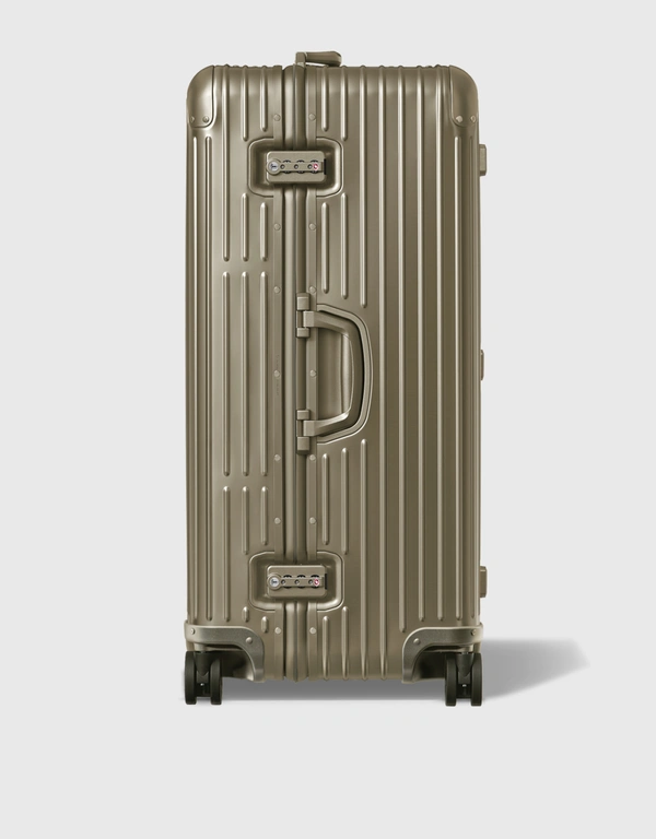 Rimowa Rimowa Original Trunk Plus 31" Luggage-Titanium