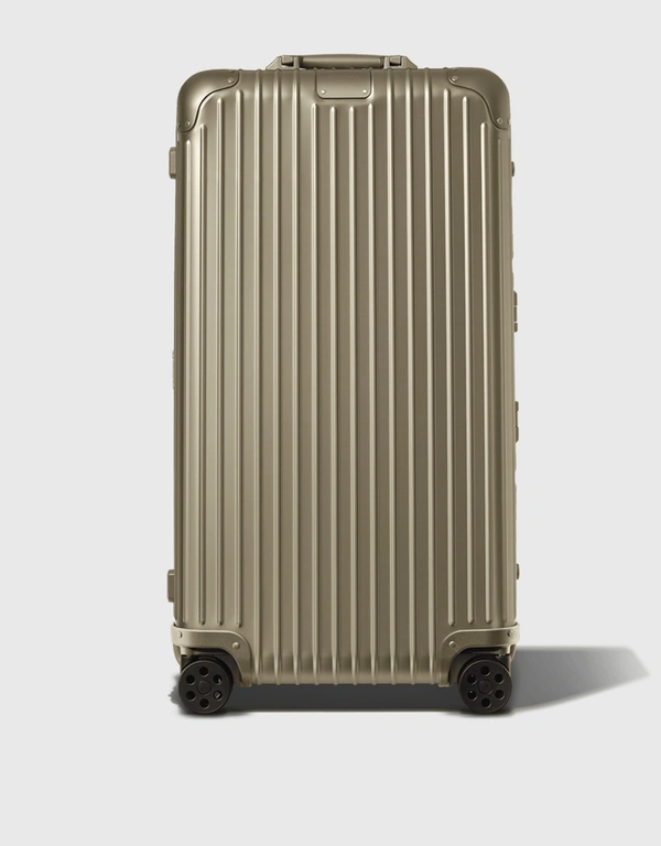 Rimowa Original Trunk Plus 31" Luggage-Titanium