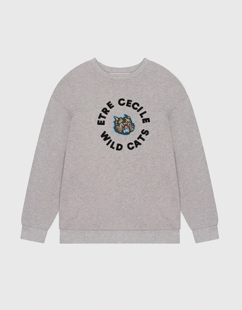 Etre Cecile Wild Cats Boyfriend Sweatshirt