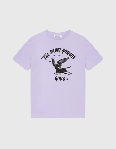 St Honore Girls Classic T-Shirt-Violet