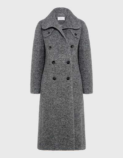 Felted Wool Long Coat 